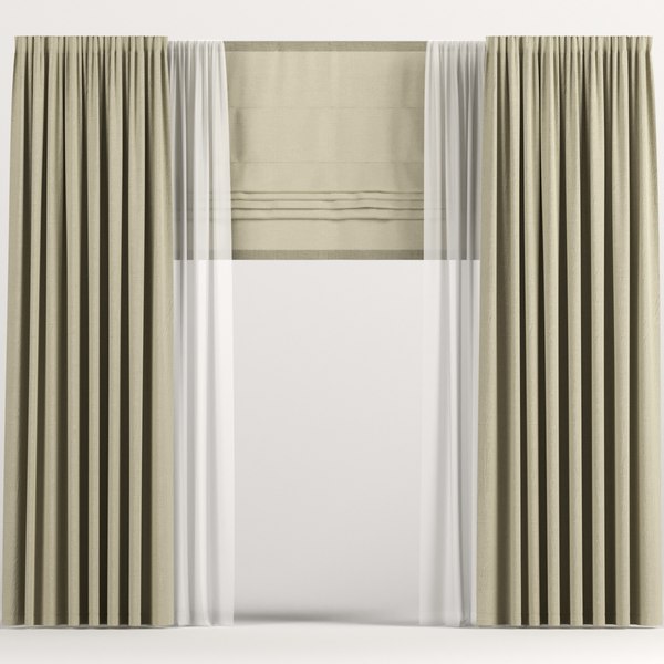 Roman Curtain 3D Models for Download | TurboSquid