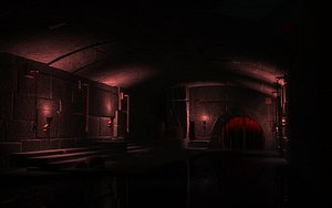 3D ancient prisons dungeons cells