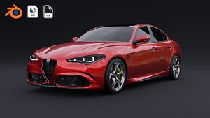2024 Alfa Romeo Giulia Quadrifoglio 3D model