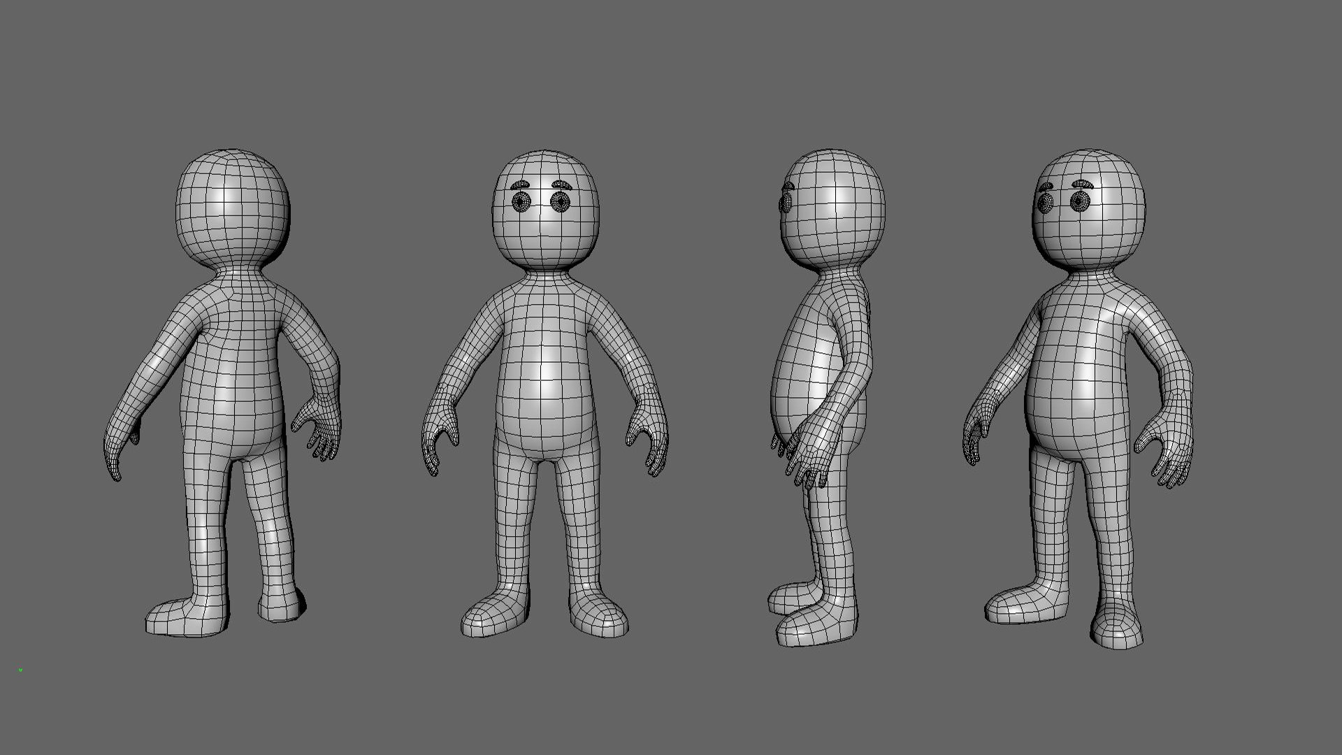 Low Poly Blue Guy Rigged Model - TurboSquid 2382794