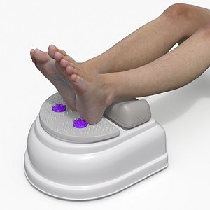 Legs on Electric Lymphatic Massager model