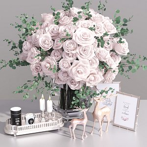 Classic Decorative Rose Bouquet Set