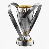 Soccer League Champion Trophy Silver