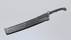 damascus cleaver zombie model