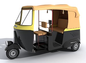 3d auto rickshaw model
