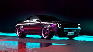 nissan 240sx rocket bunny 3D model