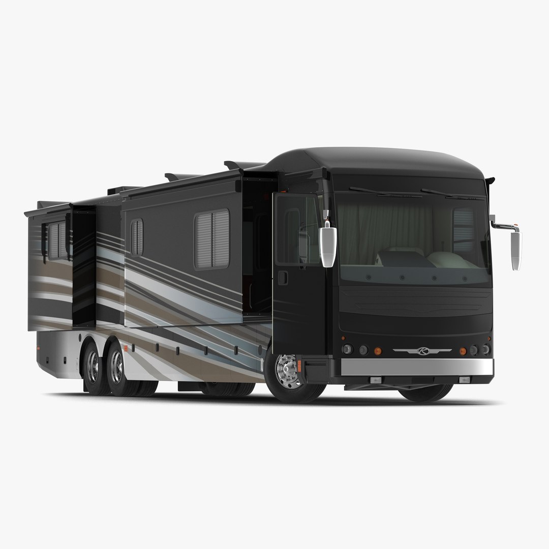 American Recreation Vehicle RV Rigged 3D model preview