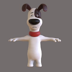 STL file cartoon dog football soccer player・3D printer model to