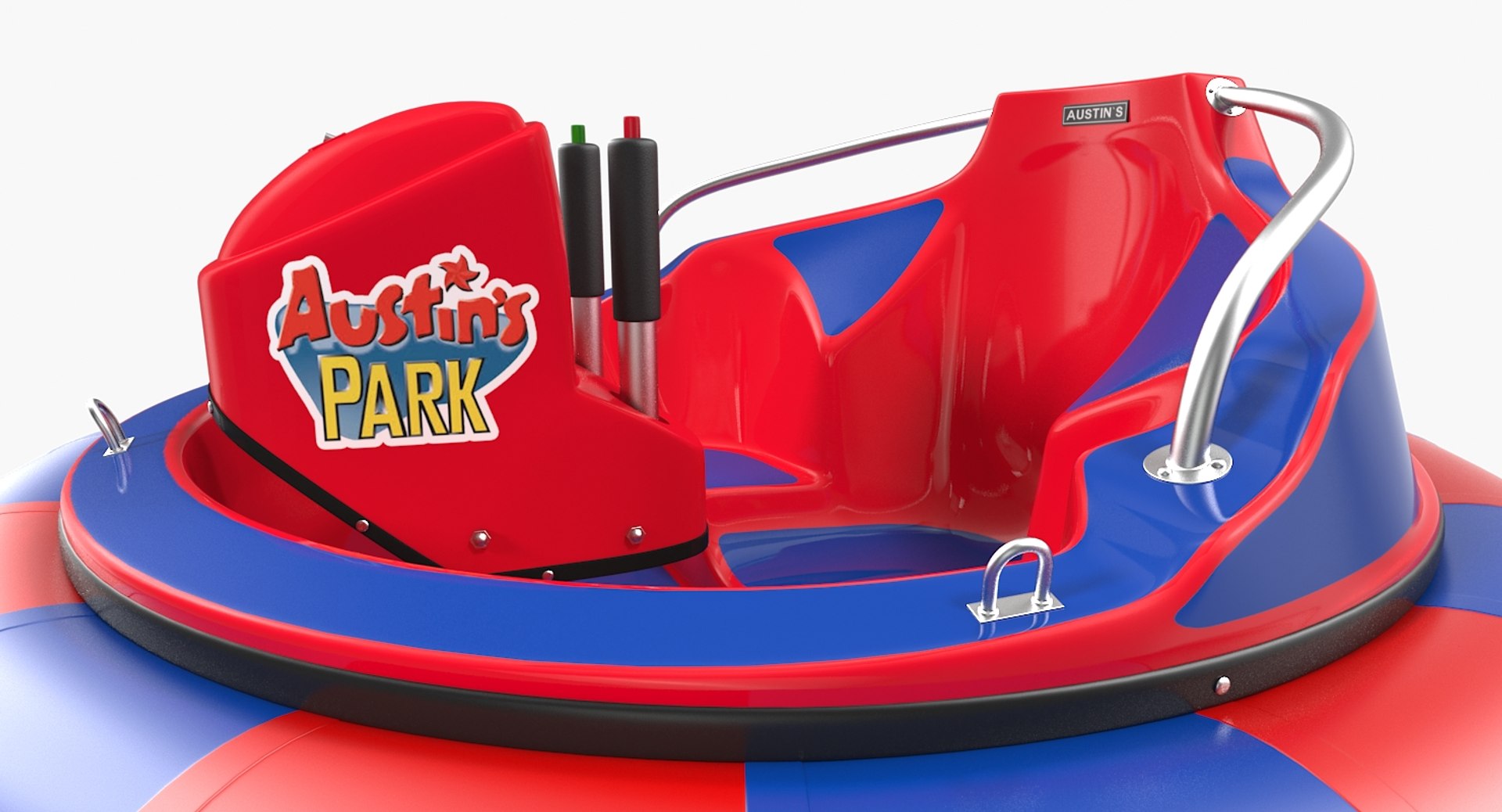 Bumper Boat 3D Model 3D model preview