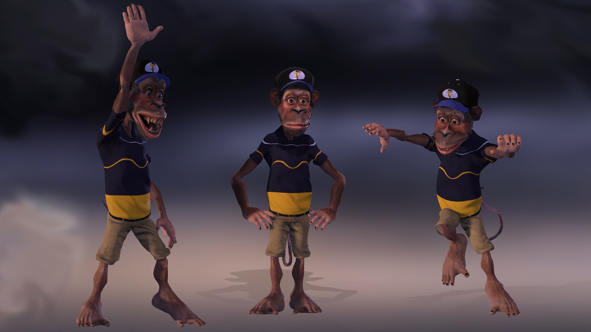 3D Monkey https://p.turbosquid.com/ts-thumb/KW/S7bRpH/oA/m1/jpg/1644081302/1920x1080/fit_q87/2496f0b95551d0553be172e4094b6679d357616f/m1.jpg