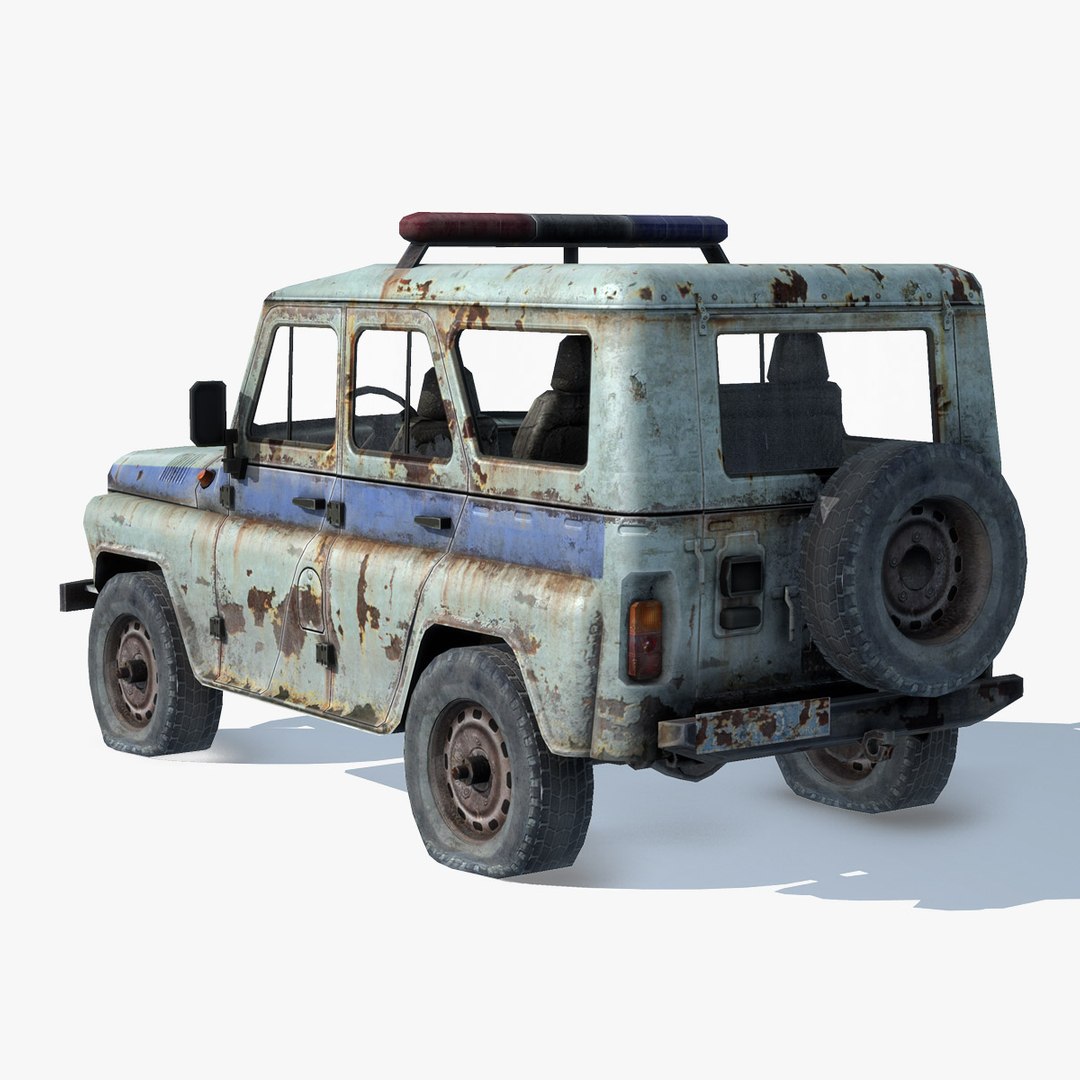 old rusty uaz-3151 police 3d fbx https://p.turbosquid.com/ts-thumb/KW/VgkEKS/qYOP6DFP/uaz_05/jpg/1423329204/1920x1080/fit_q87/dfb05a578b7b2370a0b54151d5750235cb48b1d1/uaz_05.jpg