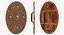 Scottish Targe Shield 3D Model