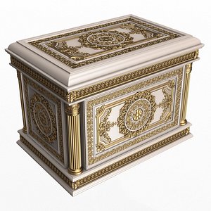 Chest 06 White 3D model