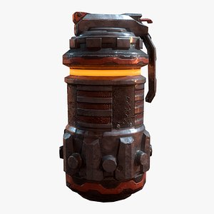 SCI-FI Hand Grenade model