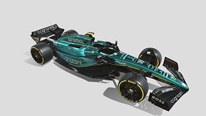 Aston Martin F1 AMR23 3D model