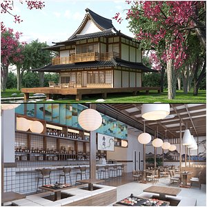 Japan Living and Dining Environment Pack model