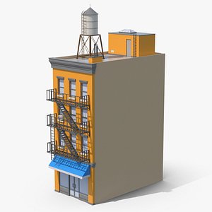 Apartment Building 45 model