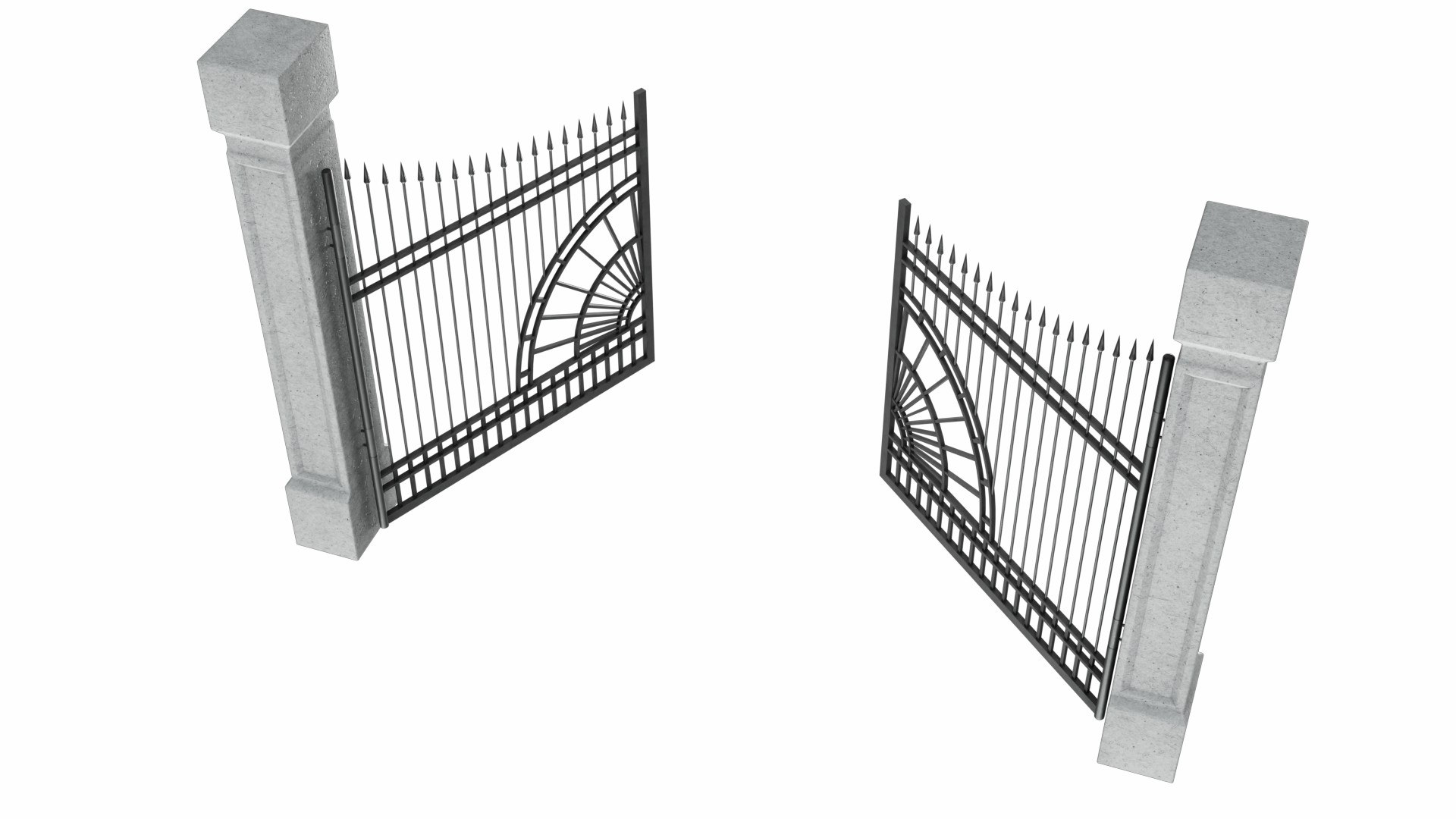 3D Forged Gate Model - TurboSquid 1970033