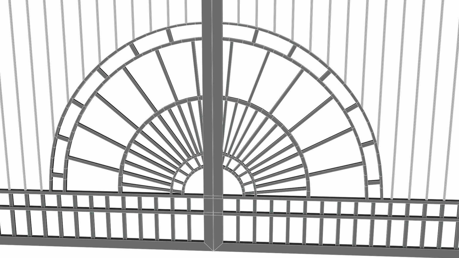 3D Gate Model TurboSquid 1970033