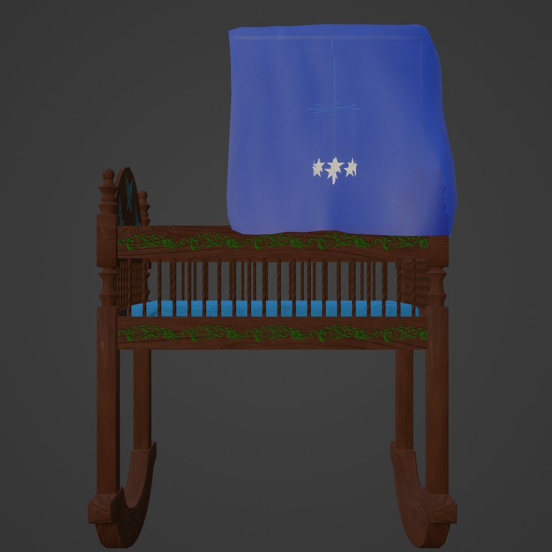 3D Crib PBR Low-poly 3D Model Model - TurboSquid 1956759