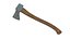 3D Forest Axe model