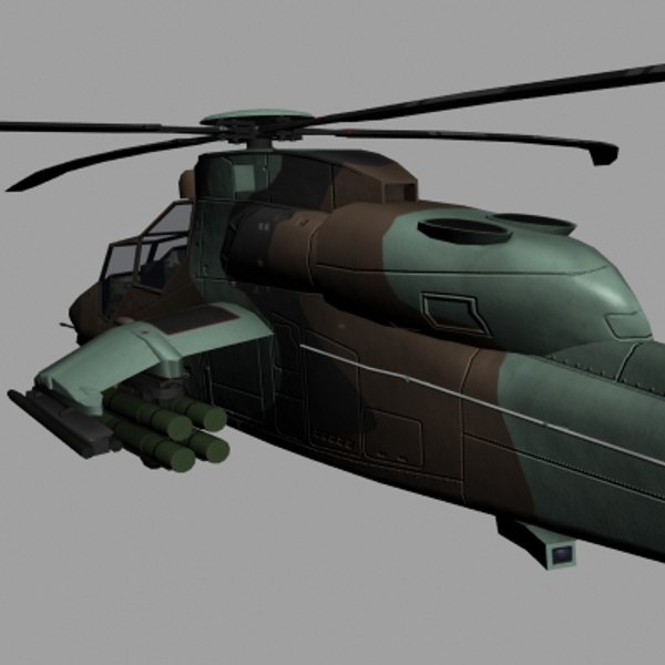 3d Eurocopter Tiger Hap French Model