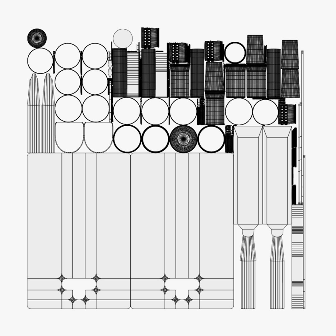 Chisel Tool Package - Geometry Only No Textures No Materials 3D Model ...
