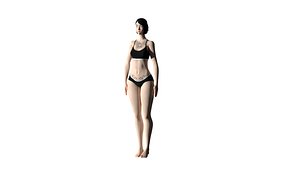 3D Female Character model