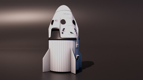3D модель DRAGON SPACE - TurboSquid 2038987