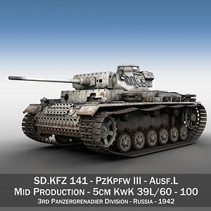 PzKpfw III - Panzer 3 - Ausf.L - 100