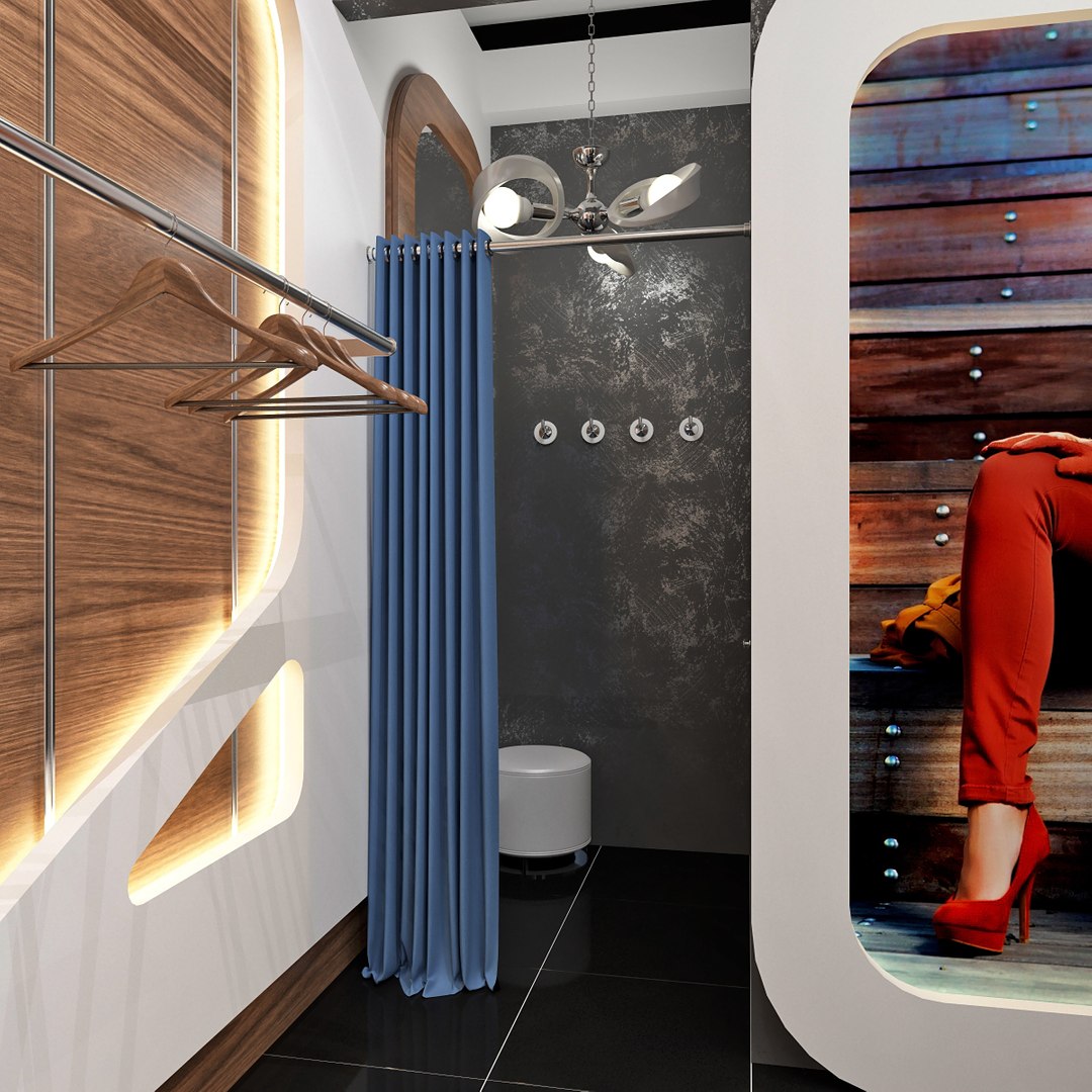 3d Model Scene Fashion Boutique