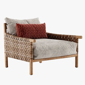 Paola Lenti Kiori Armchair model