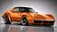 Model 3D Chevroleta Corvette C3 z 1969 r