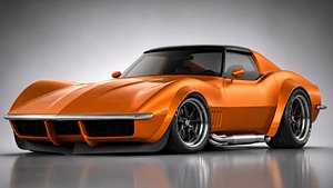 Chevrolet 1969 Corvette C3 3D Model 3D