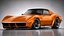 Model 3D Chevroleta Corvette C3 z 1969 r