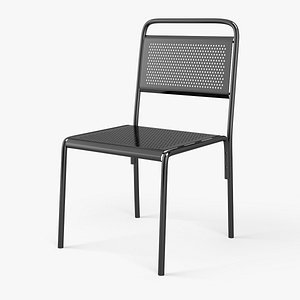 3d model metal chair