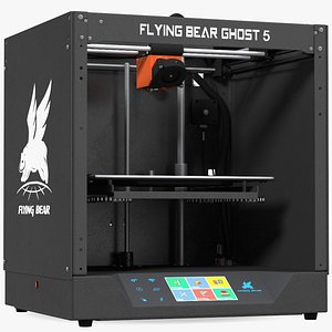 Flying Bear Ghost 5 3D Printer Rigged for Cinema 4D 3D