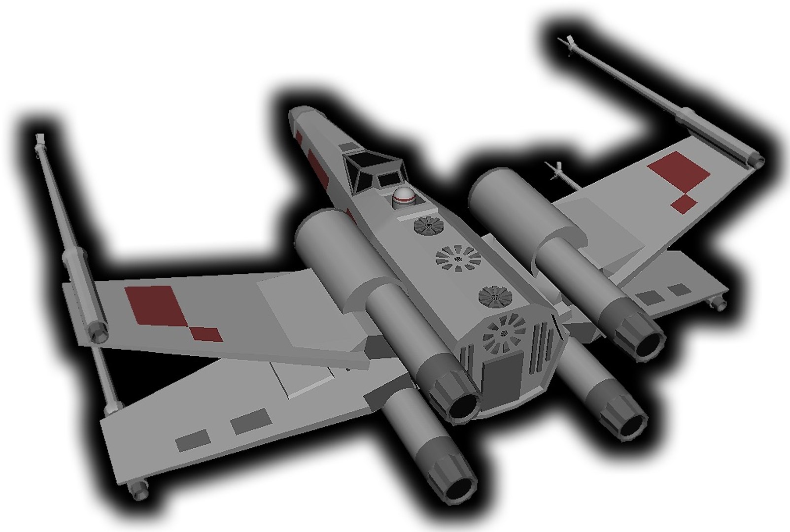x-wing fighter space 3D model https://p.turbosquid.com/ts-thumb/KX/DMty1L/5438B5DT/xwing2/jpg/1519953942/1920x1080/fit_q87/da4ebb2737cb6e6e2cccca5b842a13a195389d11/xwing2.jpg