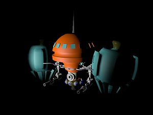war robot cinema 4d