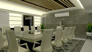 Conference Hall for Police Officers 3D