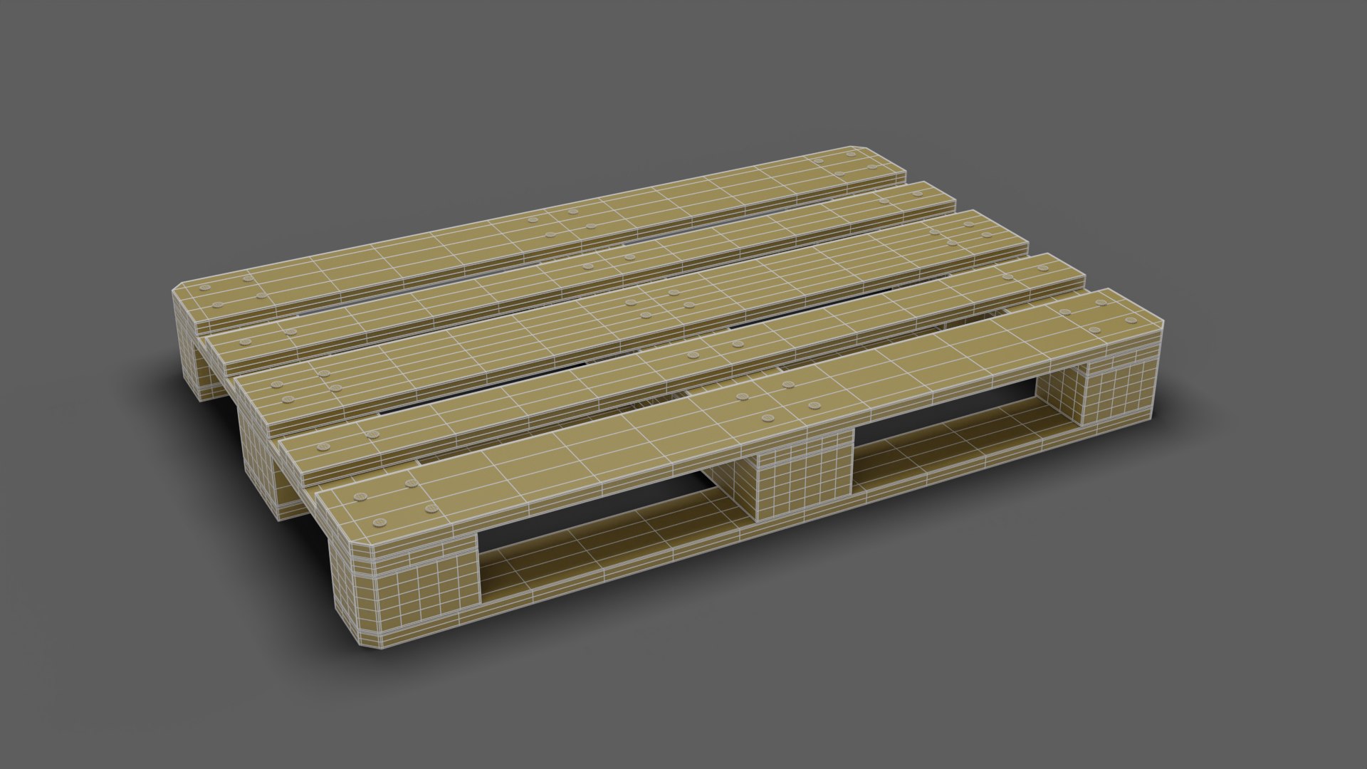 Wooden Pallet V2 3D Model - TurboSquid 2190064