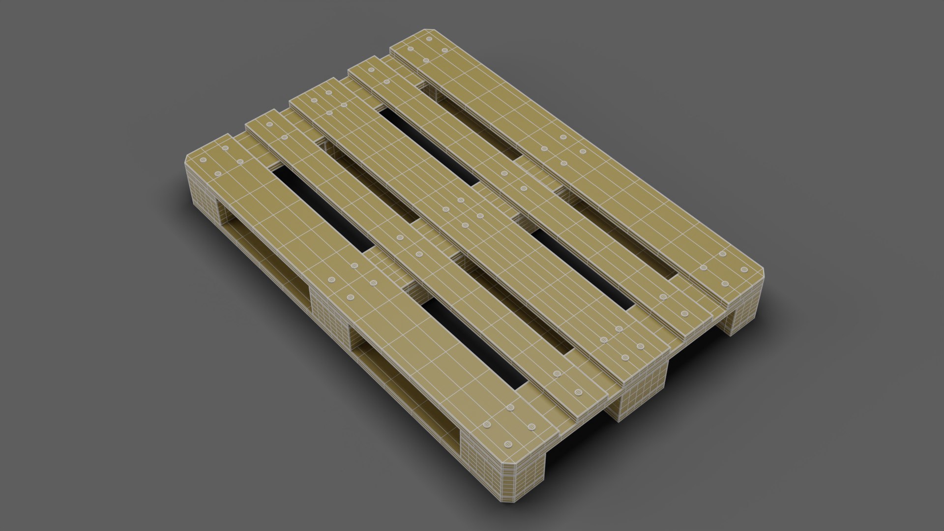 Wooden Pallet V2 3D Model - TurboSquid 2190064