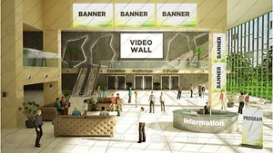 3D virtual lobby congress