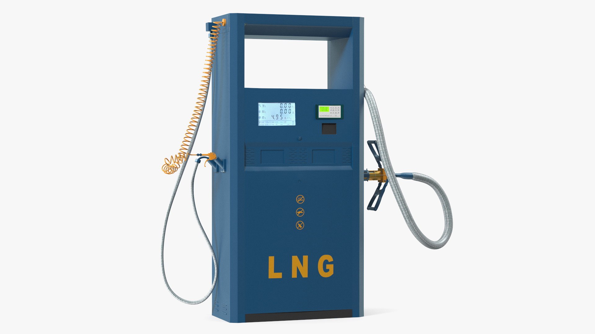 Liquefied Natural Gas Dispenser 3D model preview
