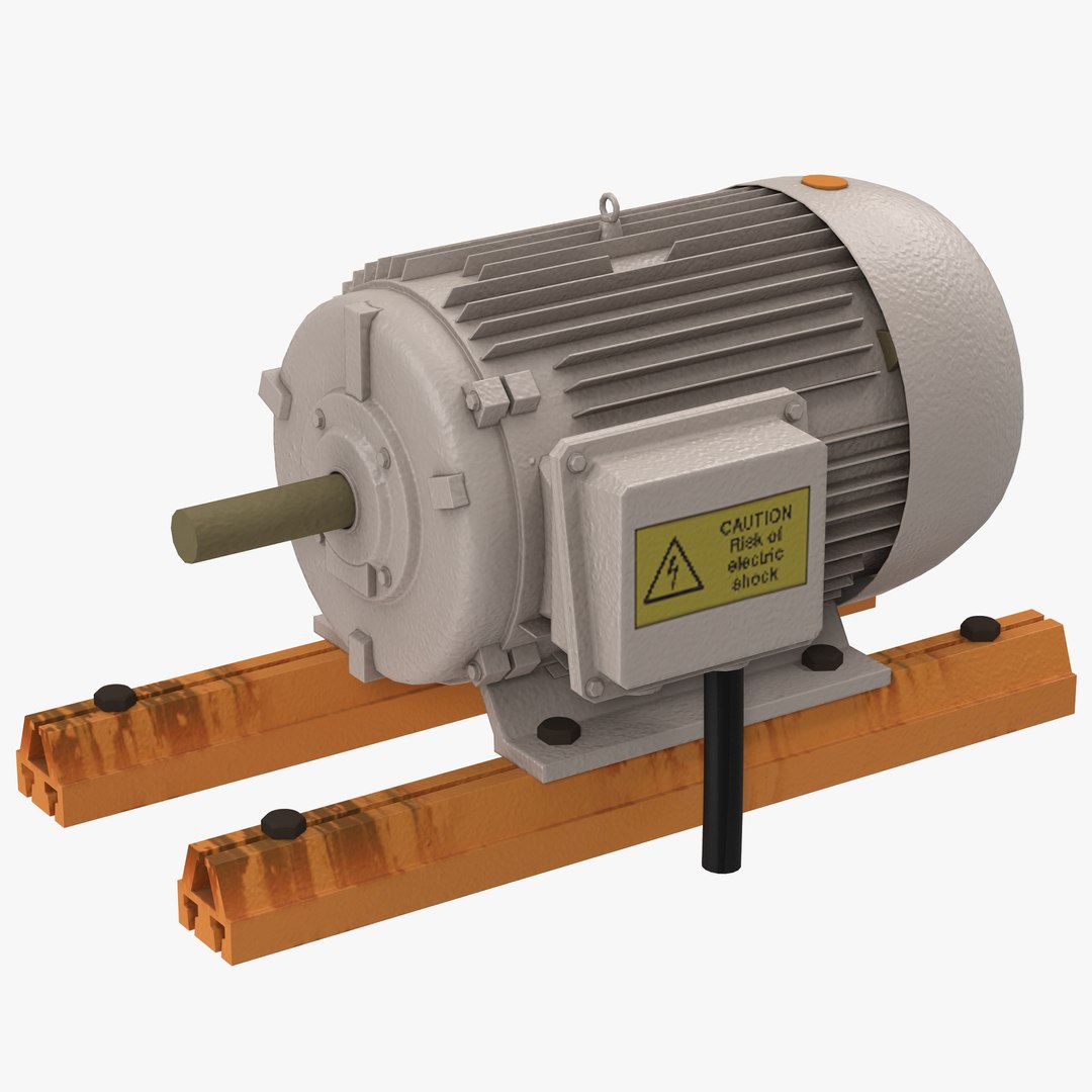 Electric Motor 2 3D model preview
