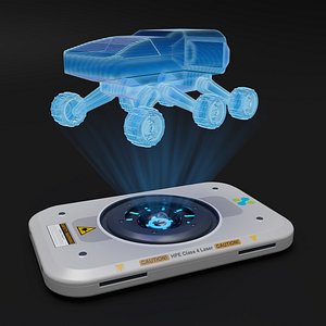 3D Holographic Projector model