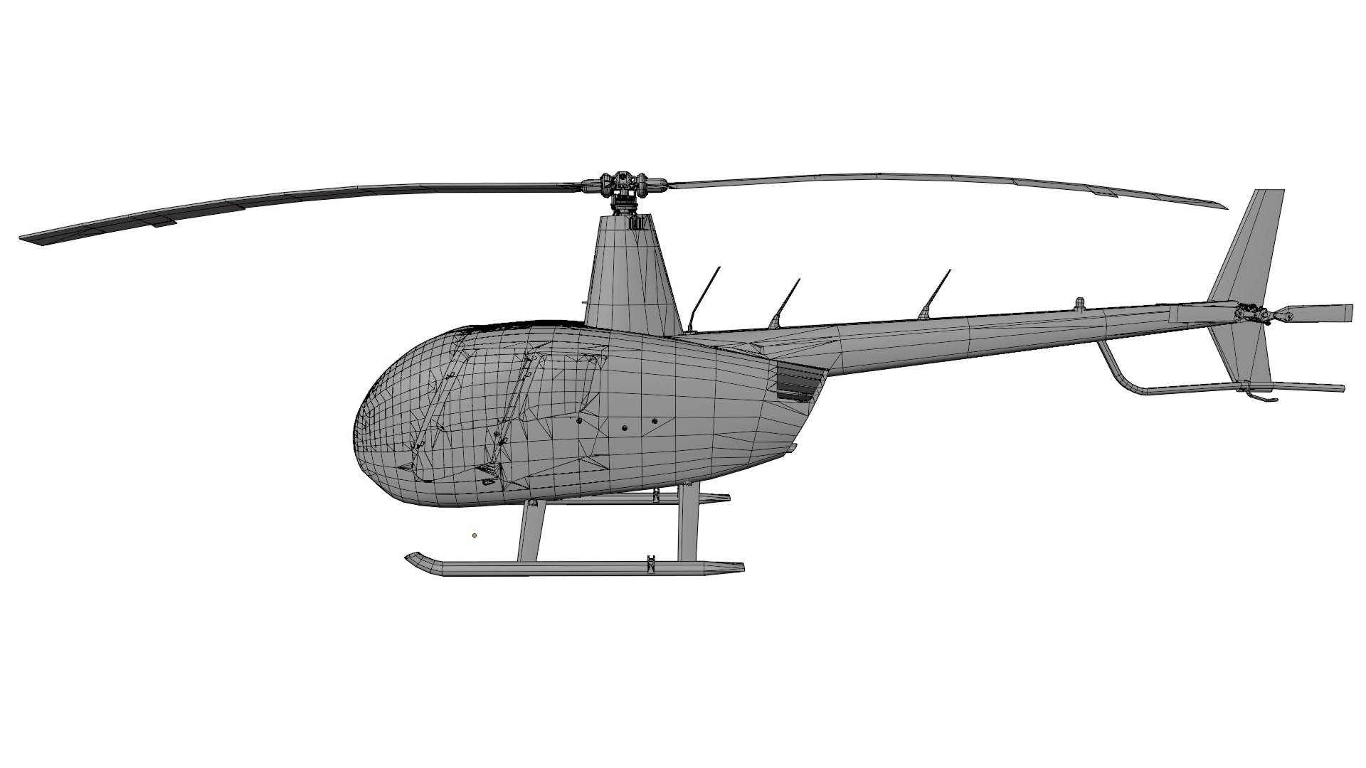Robinson R44 Model - TurboSquid 2422564