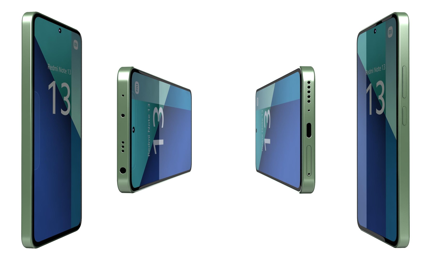 Xiaomi Redmi Note 13 4G Green 3D - TurboSquid 2180769