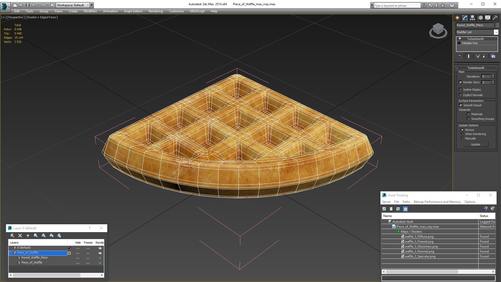 Piece of Waffle 3D model https://p.turbosquid.com/ts-thumb/KX/VhIiUC/GE/pieceofwafflevray3dmodel025/jpg/1674757749/1920x1080/fit_q87/2f6356e74fceac430739fc62941299b22da635fb/pieceofwafflevray3dmodel025.jpg
