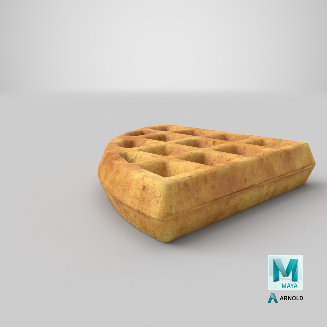 Piece of Waffle 3D model https://p.turbosquid.com/ts-thumb/KX/VhIiUC/TV/stemcell_maya_arnold_render/png/1685099747/1920x1080/fit_q87/1c54dde109cf7e692c47819eccc9ad40c8732509/stemcell_maya_arnold_render.jpg